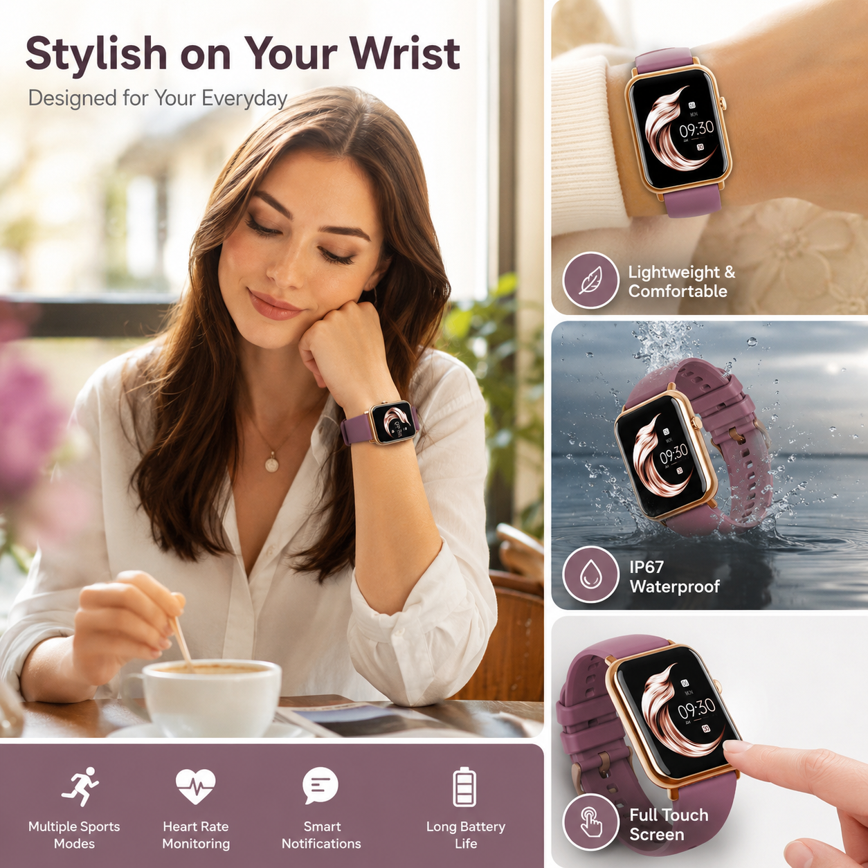 NovaLinkFull Touch Smart Watch WackyTeki