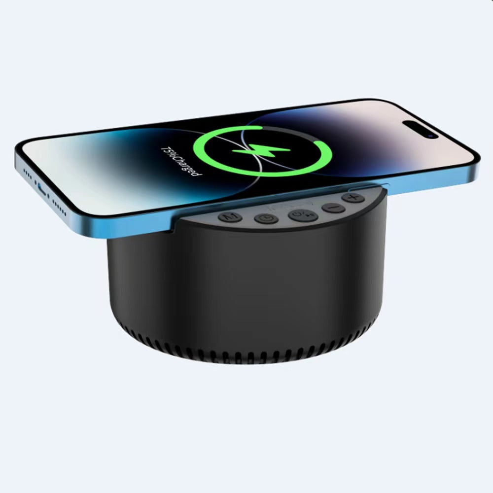 3-in-1 Bluetooth Sleep Sound Speaker – Wireless Charger & Phone Holder